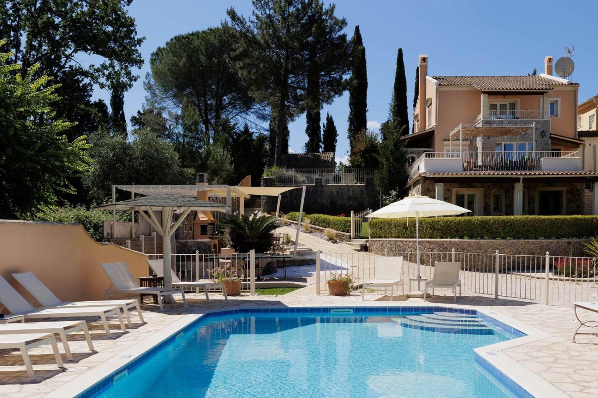 Villa St Nicholas House With Private Heated Pool Dassia  Bagian luar foto